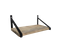 Étagère Murale En Bois Solide - Bois De Manguier/fer 50*25*21