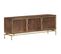 Meuble TV 120x30x46 Cm Bois Massif De Manguier