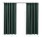 Rideaux Occultants Aspect Lin Avec Crochets 2pcs Vert 140x175cm