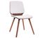 Chaises De Salle À Manger 6 PCs Blanc Similicuir