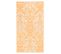 Tapis d'extérieur Orange et blanc 190x290 cm PP