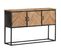 Buffet 120x30x75 Cm Bois D'acacia Solide