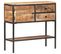 Buffet 85x30x80 Cm Bois De Manguier Brut