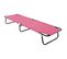 Chaise Longue Pliable Acier Rose