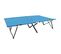 Chaise Longue Pliable 2 Places Bleu Acier