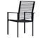 Chaises De Jardin 2 PCs Rotin Pvc Noir