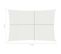 Voile D'ombrage 160 G/m² Blanc 3x5 M Pehd