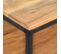 Meuble TV 130x30x45 Cm Bois D'acacia Massif