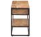 Meuble TV 130x30x45 Cm Bois D'acacia Massif