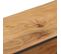 Meuble TV 130x30x45 Cm Bois D'acacia Massif