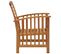 Chaises De Jardin 2 PCs Bois D'acacia Massif