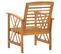 Chaises De Jardin 2 PCs Bois D'acacia Massif