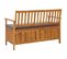 Banc De Rangement De Jardin En Acacia - 120 Cm - Marron Foncé