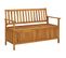 Banc De Rangement De Jardin 120 Cm Bois D'acacia Solide