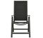 Chaises Pliables De Jardin 2 PCs Textilène Et Aluminium Noir