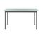 Table De Jardin Gris Clair 150x90x74 Cm Aluminium Et Verre