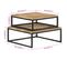 Tables Gigognes 2 PCs Bois Solide De Manguier