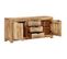 Buffet 175x40x75 Cm Bois De Manguier Brut