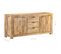 Buffet 175x40x75 Cm Bois De Manguier Brut