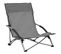 Chaises De Plage Pliables 2 Pièces Gris Tissu