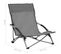 Chaises De Plage Pliables 2 Pièces Gris Tissu