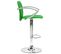 Tabourets De Bar Lot De 2 Vert Cuir Artificiel