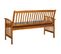 Banc De Jardin Avec Coussin 147 Cm Bois D'acacia Massif