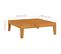 Table basse De Jardin 68,5x68,5x24 Cm Bois D'acacia Massif