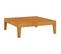 Table basse De Jardin 68,5x68,5x24 Cm Bois D'acacia Massif