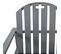 Banc De Jardin Gris 110 Cm Bois D'acacia Solide