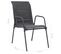 Chaises Empilables De Jardin 6pcs Acier Et Textilène Anthracite