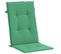 Coussins De Chaise De Jardin à Dossier Haut Lot De 6 Vert Tissu