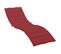 Coussin De Chaise Longue Rouge Bordeaux 200x60x3cm Tissu Oxford