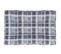 Coussin De Palette Motif à Carreaux Gris 120x80x12 Cm Tissu