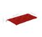 Coussin De Banc De Jardin Rouge 100x50x7 Cm Tissu Oxford