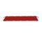 Coussin De Banc De Jardin Rouge 150x50x7 Cm Tissu Oxford