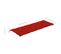 Coussin De Banc De Jardin Rouge 150x50x7 Cm Tissu Oxford