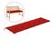 Coussin De Banc De Jardin Rouge 180x50x7 Cm Tissu Oxford