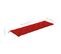 Coussin De Banc De Jardin Rouge 180x50x7 Cm Tissu Oxford