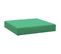 Coussins de palette 2 pcs vert tissu oxford