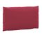 Coussins De Palette 2 PCs Rouge Bordeaux Tissu Oxford