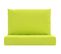 Coussins De Palette 2 PCs Vert Vif Tissu Oxford