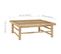 Table basse De Jardin 65x65x30 Cm Bambou