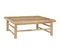 Table basse De Jardin 65x65x30 Cm Bambou