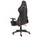 Fauteuil Gamer Pivotant Avec Repose-pied Rouge Pvc