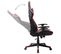 Fauteuil Gamer Noir Et Rouge Cuir Artificiel