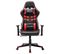 Fauteuil Gamer Noir Et Rouge Cuir Artificiel