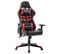 Fauteuil Gamer Noir Et Rouge Cuir Artificiel