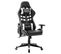 Fauteuil Gamer Noir Et Blanc Cuir Artificiel