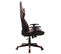 Fauteuil Gamer Noir Et Orange Cuir Artificiel